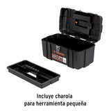 Truper CHP-17X, Caja plástica para herramientas, industrial, 17"