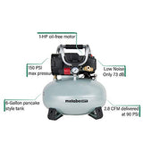 Metabo HPT EC710S - Compresor de aire estilo panqueques, 6 galones