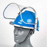 Casco de seguridad de visera, protección de visera resistente a fluidos contra salpicaduras y salpicaduras, para laboratorio, hogar, uso de cocina Agua Polvo Niebla Seguridad de prevención de visera,C