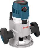 BOSCH MRC23EVSK - Enrutador combinado – 15 amperios 2.3 caballos de fuerza con cable de velocidad variable combinación de inmersión y base fija kit de enrutador con funda rígida