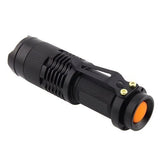 Linterna LED roja de un modo de alta potencia, potente linterna roja de un solo modo, linterna roja LED roja para astronomía, aviación, observación nocturna, negro