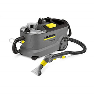 Kärcher Puzzi 10/1 Drum Vacuum Cleaner 1250W Negro, Amarillo - Aspiradora (1250 W, Aspiradora de Tambor, Negro, Amarillo, Agua, Húmedo, Profesional)