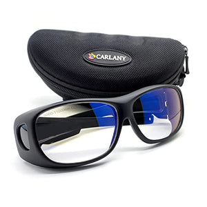 Carlany Lentes de protección ocular láser CO2, 9000 nm-11000 nm / 10600 nm de longitud de onda OD 5+, tecnología de filtrado por medio de absorción gafas de seguridad para corte y grabado láser