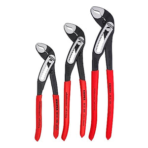 KNIPEX - 00 20 07 US1 Tools - Juego de alicates de cocodrilo de 3 piezas (7, 10 y 12) (002007US1)