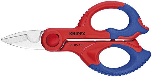 KNIPEX Tools - Tijeras de electricista (9505155SBA)