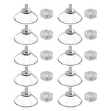 Montaje de Tornillo de Ventosa - 10 unids/Set M4 Almohadillas de Ventosa Fuertes - Ventosas de Tornillo de Pared de Mesa de 8x40mm para Cocina, baño, Dormitorio, Sala de Estar, Oficina