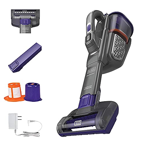 ▷ Black & Decker BXRV500E aspiradora robotizada Sin bolsa Negro, Acero  inoxidable, Blanco