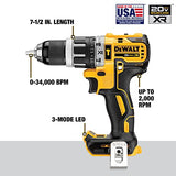 DEWALT Kit Rotomartillo y Llave de Impacto Inalambrico 20V MAX* XR con Bateria Ion-Litio y Cargador Incluido DCK287D1M1