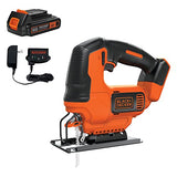 BLACK+DECKER 20 V MAX* POWERCONNECT Sierra de calar inalámbrica (BDCJS20C)