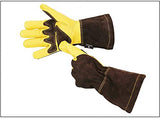 QQX Mitones Perfectos For Soldar/Guantes De Soldador, Guantes De Cuero For Soldar, Manoplas For Chimenea/Camping/Cocina/Jardinería