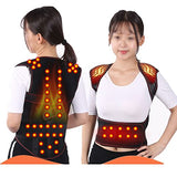 WZXCV Chaleco Autocalentable para Hombres Y Mujeres Soporte Lumbar 3D para La Espalda para Aliviar El Dolor Lumbar Cinturón De Protección Lumbar Transpirable con Estribo Ajustable (Tamaño : X-Larg