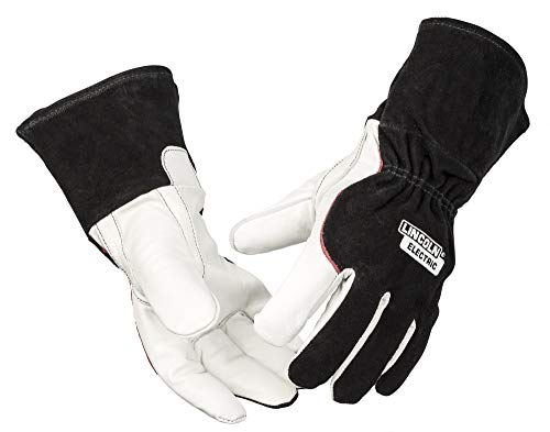 Lincoln Electric DynaMIG HD Professional MIG Welding Gloves | Comfort & Heat Resistance | Large | K3806-L