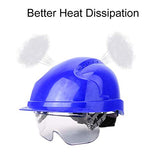 Mxtech Casco de protección de Seguridad, Gorro de Seguridad Ajustable a Prueba de Ruido para Evitar la Niebla, Caminar gateando para niños(7.00 * 7.00 * 4.00cm-Orange)