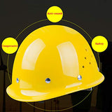 Casco de construcción Casco de seguridad - Ventilador de verano Casco de protección laboral de electricistas para construcción de líderes de ingeniería de construcción y construcción Mejor protegerte