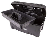 ArtBin Caja de Herramientas con Compartimentos Gemelos en la Parte Superior, 43,2 cm, Negro, 4 uds. por Paquete