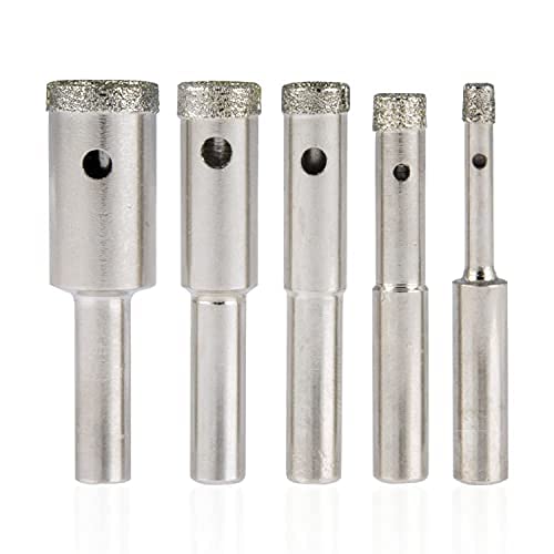 Neiko 00823A 5-Piece Diamond Grit Hole Saw Set | 5/32” to 1/2”