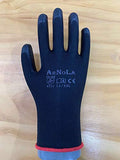 ARNOLA - 12 pares de guantes ESD 13G con revestimiento de poliuretano antiestático, guantes de trabajo de seguridad, guantes para pantalla táctil, perfectos para trabajos generales y para montaje electrónico (XL, negro)