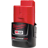 Milwaukee - Herramientas eléctricas 2598-22 M12 - Kit de 2 piezas - Taladro percutor de 1/2 pulgada y de impacto de 1/4 de pulgada