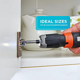 BLACK+DECKER Juego de puntas de destornillador, 42 piezas (BDA42SD)