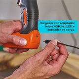 BLACK+DECKER Taladro Inalámbrico 8V MAX LD008-B3