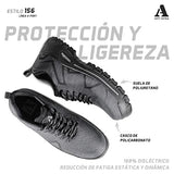 Armada X-Port Tenis de Seguridad Industrial 100% Dieléctrico - Excelente Sustituto de Botas de Trabajo Hombre Tipo Tennis Ultra Ligero para la Reducción de Fatiga en una jornada de Larga Duración