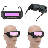 Gafas de soldadura de soldadura, gafas de soldador, gafas de soldar solar, oscurecimiento automático, soldar TIG MIG, gafas de soldador, gafas de soldar con luz solar automática, protección profesional de la seguridad de los ojos