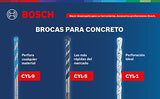 Bosch 2608685958 Brocas para Mampostería y Hormigón SDS Max-4 Drill Bit, Plata, 1/2" x 8" x 10", 1 Unidad