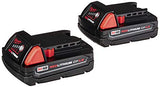 Milwaukee M4 2697-22CT Combo de Rotomartillo 1/2" 18V con Pistola de Impacto 1/4" 18V y Bolsa con 1 Bat 18V M18 y Carg