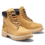 Timberland PRO Botas de trabajo con cierre directo para hombre de 8 pulgadas, impermeables, aisladas