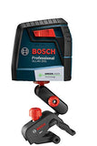 Bosch GLL40-20G Láser de línea cruzada autonivelante de haz verde de 40 pies con tecnología VisiMax, dispositivo de montaje flexible de 360 grados y bolsa de transporte