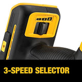 Juego de herramientas oscilantes DEWALT Max XR de 20 V de 3 velocidades (DCS356C1).