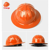 LINGOSHUN Cascos de Seguridad Industrial Rígido de Aluminio,Protección de la Cabeza,Resistencia al Impacto Casco de Construcción/Orange / 1 PCS