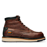 Timberland PRO Gridworks Botas de trabajo industriales impermeables con punta suave de 6 pulgadas para hombre, Marrón, 9 US