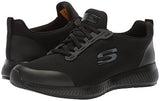 Skechers for Work Squad SR Zapatos de Servicio de Alimentos para Mujer, Negro, 7 US