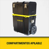 STANLEY Caja de Herramientas Rodante con Bandeja Removible 3 en 1 STST18613