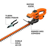 BLACK+DECKER Cortasetos 18 Pulgadas BEHT201K-B3