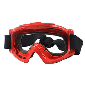 2-pc 360° Gafas De Protección De Seguridad,respirable Gafas A Prueba De Polvo Anti-niebla Gafas Splash Para Niños Rojo