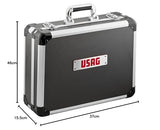 USAG 002 181 JM - Caja de herramientas (181 piezas), color gris