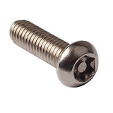 Tornillos Torx M6 x 16 mm, tornillos de cabeza torx de acero inoxidable 304, tornillos de seguridad de cabeza de botón, roscas de mano derecha, métricas, 20 unidades