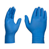 AMMEX - X344100-BX - Nitrile Gloves - X3 - Disposable, Powder Free, Latex Rubber Free, Industrial, 3 mil, Medium, Blue (Box of 100)