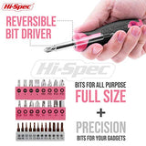 Hi-Spec Juego de Herramientas Básicas de 42 Piezas. Caja de Herramientas Manuales para el Hogar y la Oficina. Kit/Set Ideal para Reparacion, Bricolaje, y Mantenimiento. Incluye Maletin de Transporte