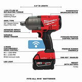 Milwaukee 2864-22 - Kit de Impacto de par de torsión Alto para Combustible