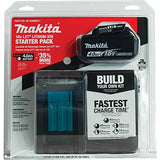 Makita bl1820bdc1 Cargador de batería de iones de litio y compacto Starter Pack, 18 V, BL1840BDC1