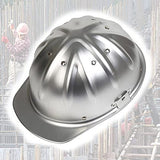 KZXCTG Casco de Aluminio Casco de Trabajo Casco Protector Ajustable Casco de construcción Aluminio Duro La Parte Superior es más Segura y eficaz para Evitar pinchazos