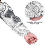 Mangas de soldadura, Protector de Manga del Brazo, Guantes Protectores de Cubierta del Brazo, Manga de Brazo de Seguridad de 1000 ° C Resistente a Altas Temperaturas, Protección para el Procesamiento de Metales