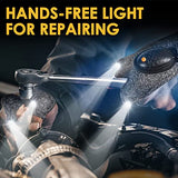 Guantes de linterna LED recargables, regalos para hombres, regalos de Navidad, regalos de cumpleaños, gadgets geniales para papá, marido, mujeres, mamá, luces manos libres para pesca nocturna, reparación, barbacoa, correr, acampar