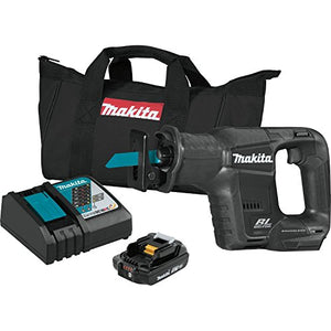 Makita XRJ07R1B 18V LXT Lithium-Ion Sub-Compact Brushless Cordless Recipro Saw Kit (2.0Ah)