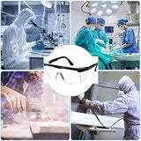 3 Lentes de Seguridad Ajustables, Protectores Médicos Antivirus | Anti-salpicaduras, Ultra-Transparentes, Alta Resistencia