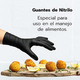 CHEF DEMO - Guantes de Nitrilo Parrilleros - 15 Pares de Guantes para el Asador de Alto Rendimiento - Ideal para Cocinar y Usar en la Parrilla - Pack de 5 Paquetes de 3 Pares de Guantes c/u