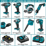 Makita XT801X1 18V LXT Litio-Ion Inalámbrico 8-Pc. Kit Combo (3.0Ah)